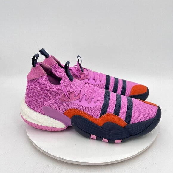 Adidas Trae Young 2 Stratosphere Men Size 10.5 H06483 Pulse Lilac Purple Shoes - Picture 4 of 11